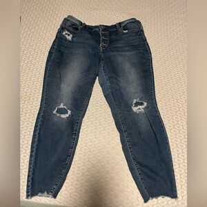 Maurices Distressed Blue Jeans